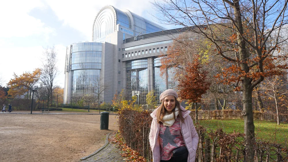 European Parliament Brussels Belgium Cold