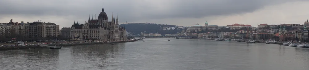 Budapest day Margaret Island Panoramic
