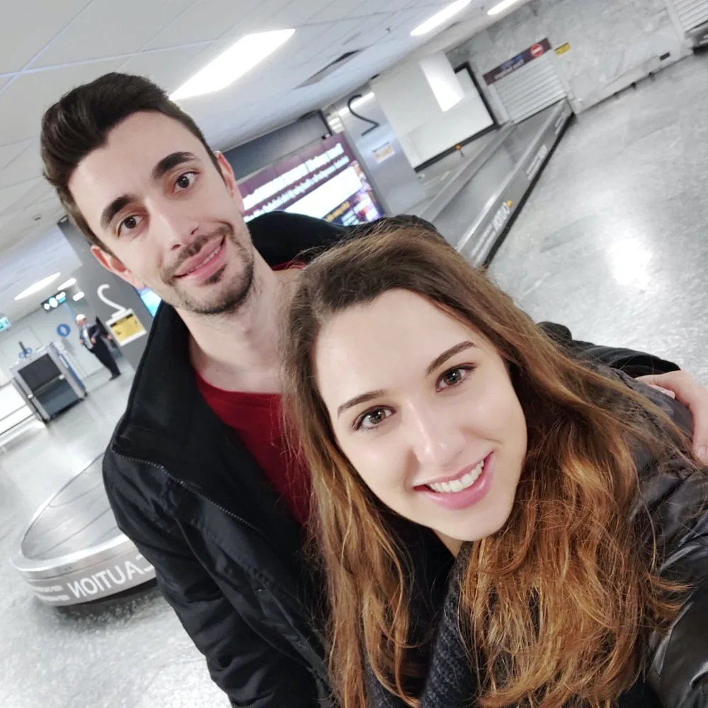 No aeroporto de Budapeste