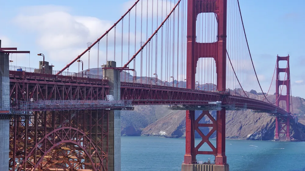Golden Gate Bridge San Francisco Presidio California USA United States of America