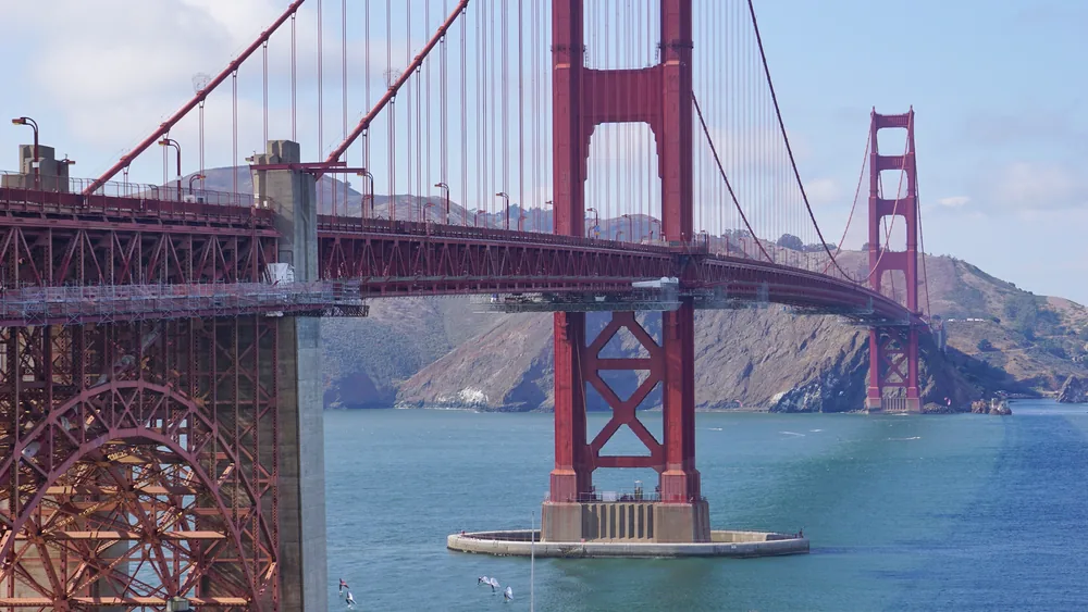 Golden Gate Bridge San Francisco Presidio California USA United States of America