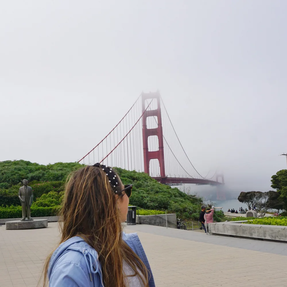Golden Gate Bridge San Francisco Presidio California USA United States of America