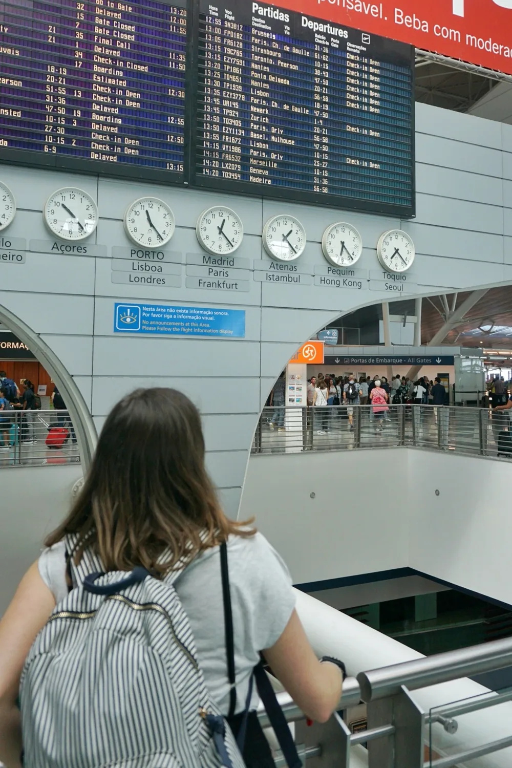 No aeroporto