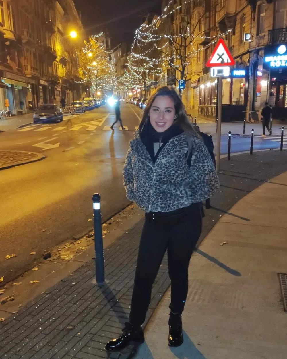 On the streets of Budapest (going to the hotel)