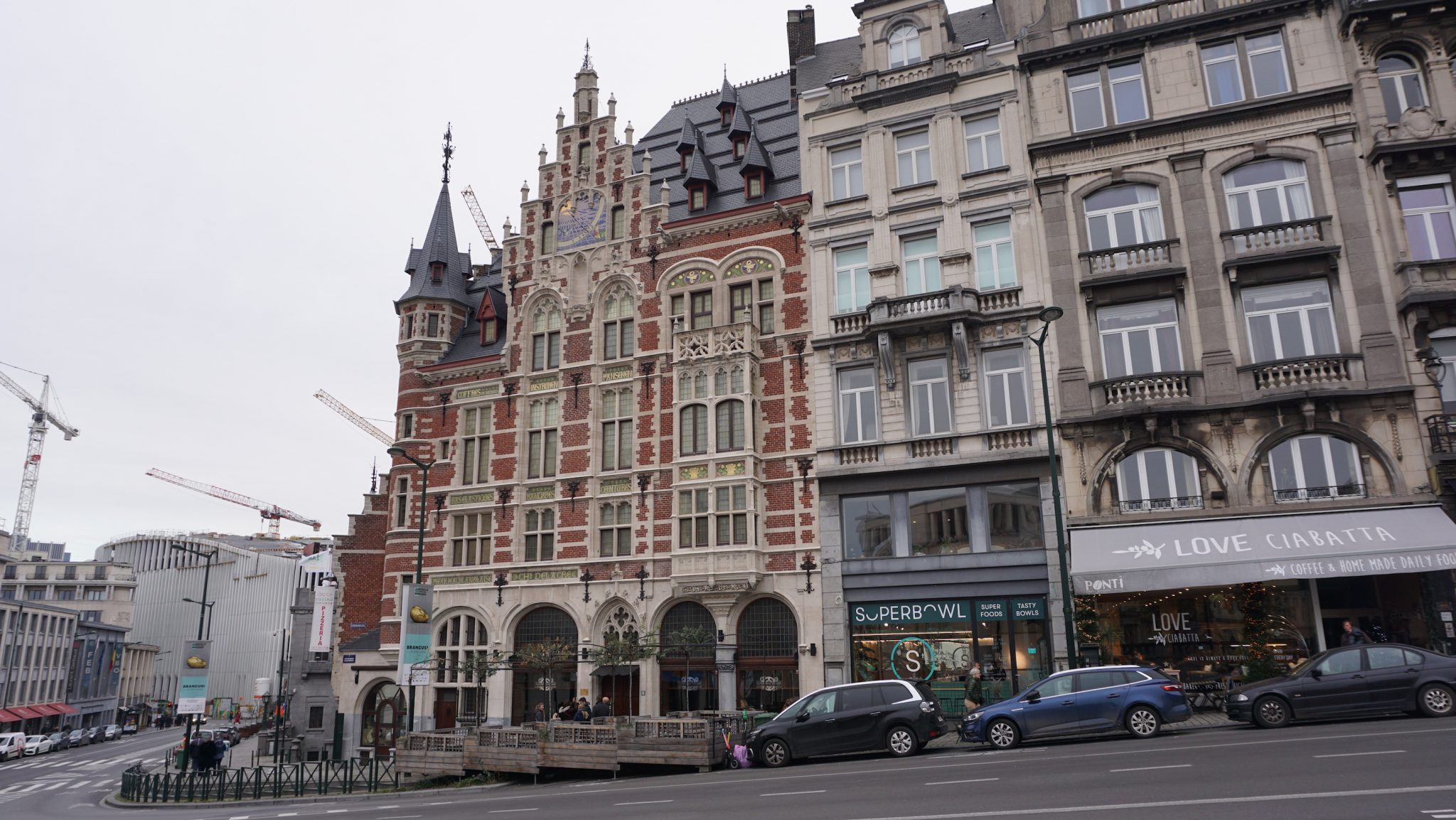 Brussels Mont des Artes Travel Script Buildings