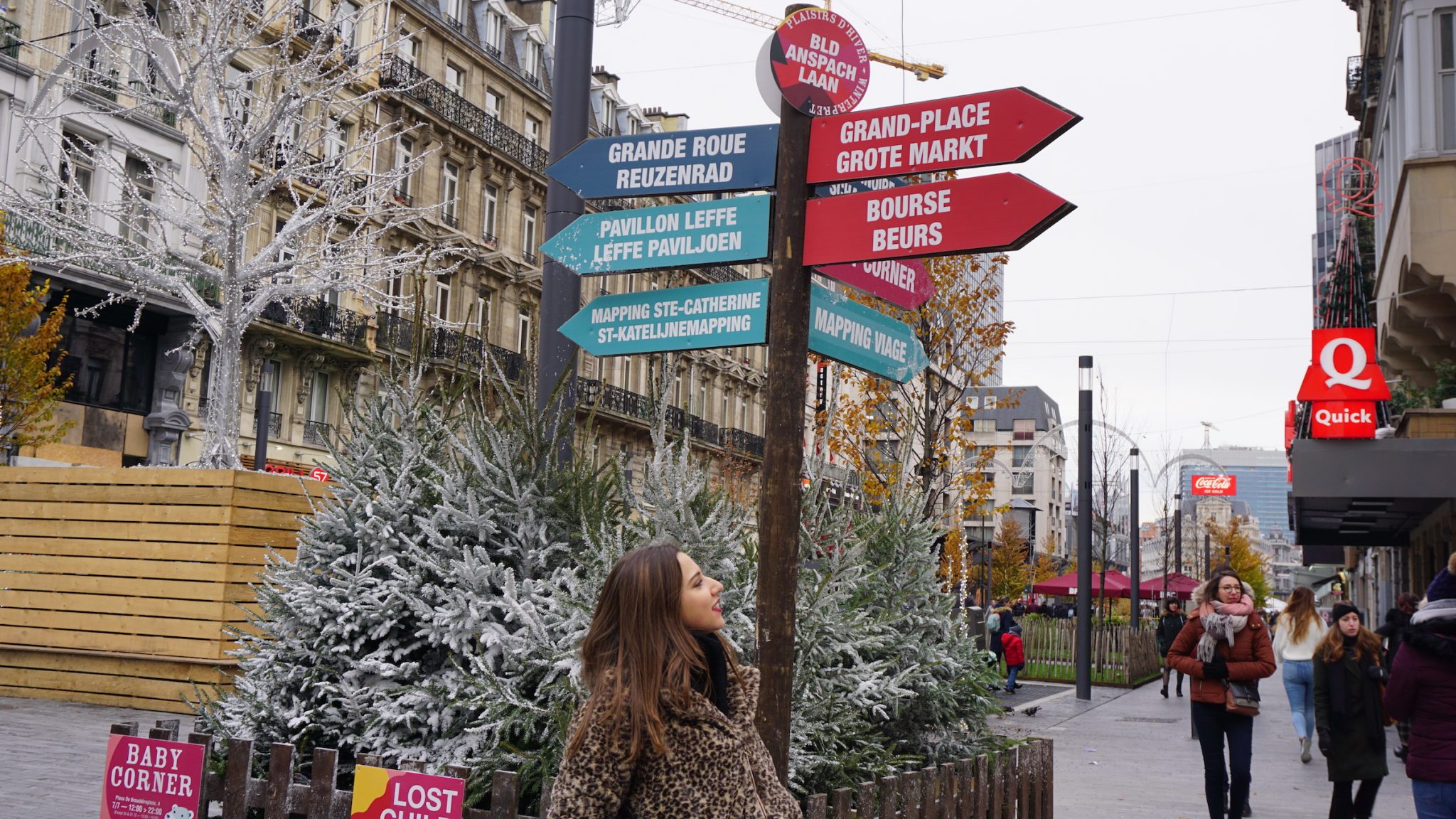 Brussels Travel Itinerary Script Christmas market